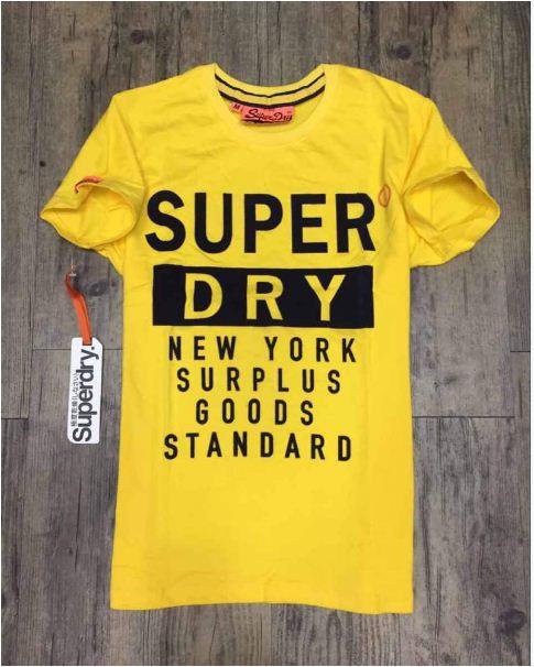 Super Dry New York Surplus Print T-shirt - Yellow - Obeezi