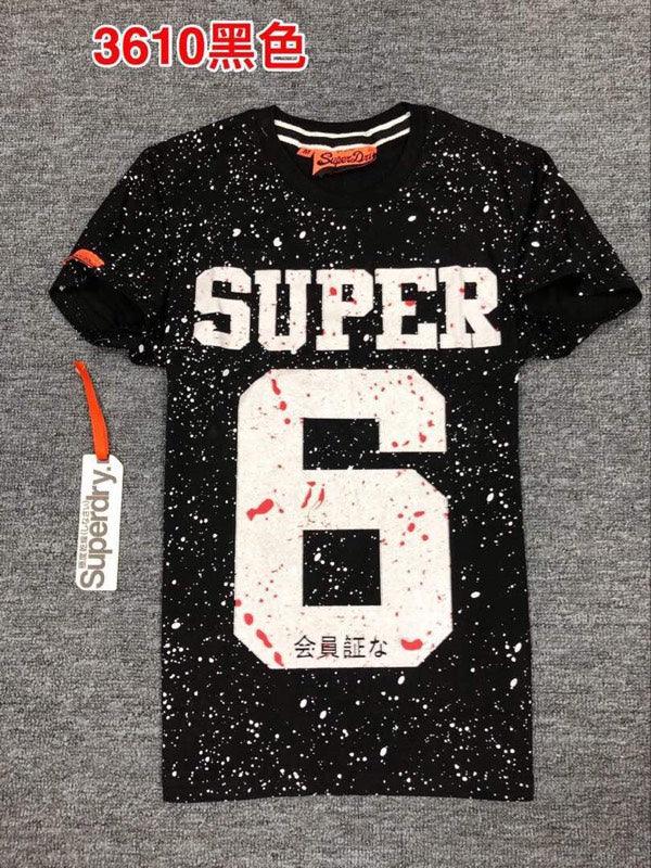 Super Dry No 6 T-shirt Black - Obeezi