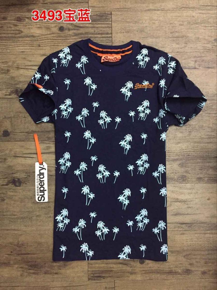 Super Dry Olive Tree Navy Blue T-shirts. - Obeezi