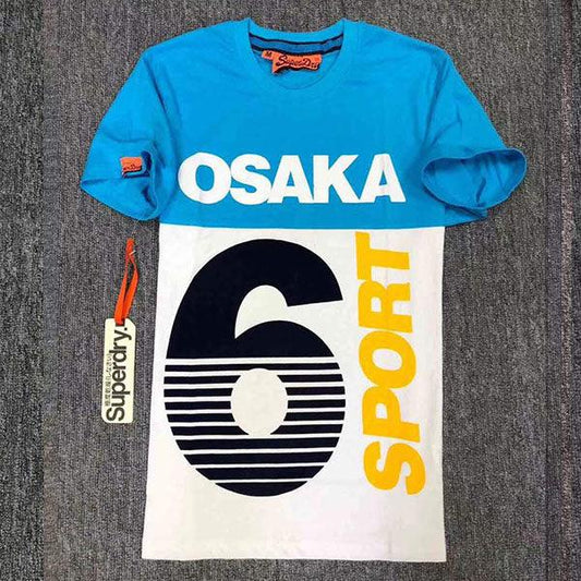 Super Dry Osaka 6 Sport Polo T-shirt Skyblue - Obeezi