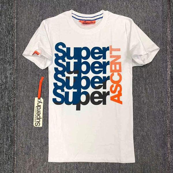 Super Dry Super Ascent Men's Tshirt- White - Obeezi