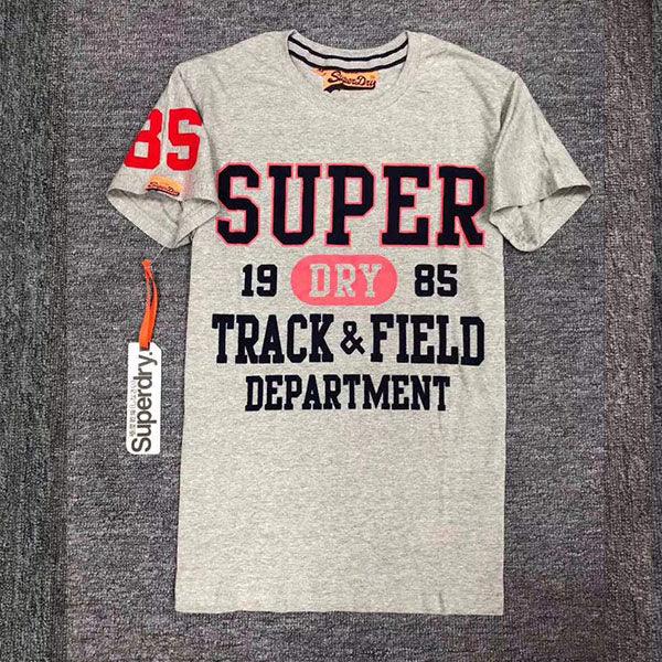 Super Dry Track and Field 1985 Dry Tshirt Ash - Obeezi