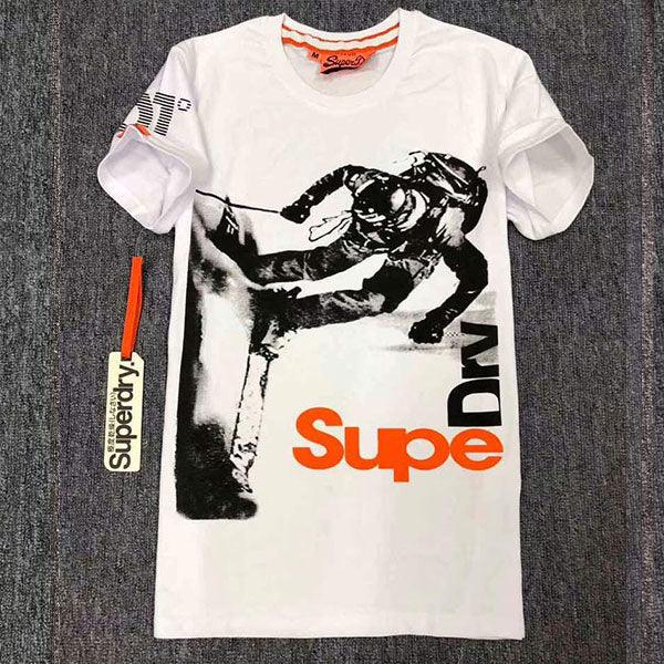 Superdry Black Slope T-shirt White - Obeezi