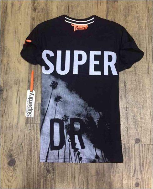 Superdry City Studio Polo Shirt Black - Obeezi