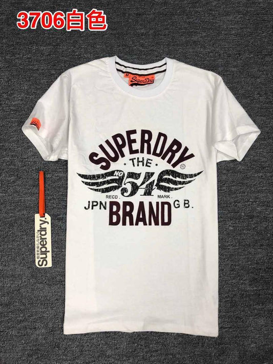SuperDry Classic Print The 54 Logo White T-Shirt - Obeezi