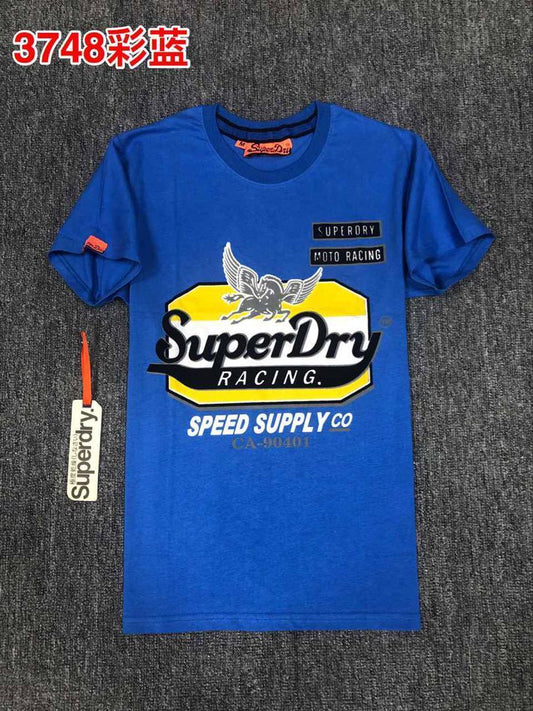 Superdry Classic Racing Speed Blue T Shirt - Obeezi