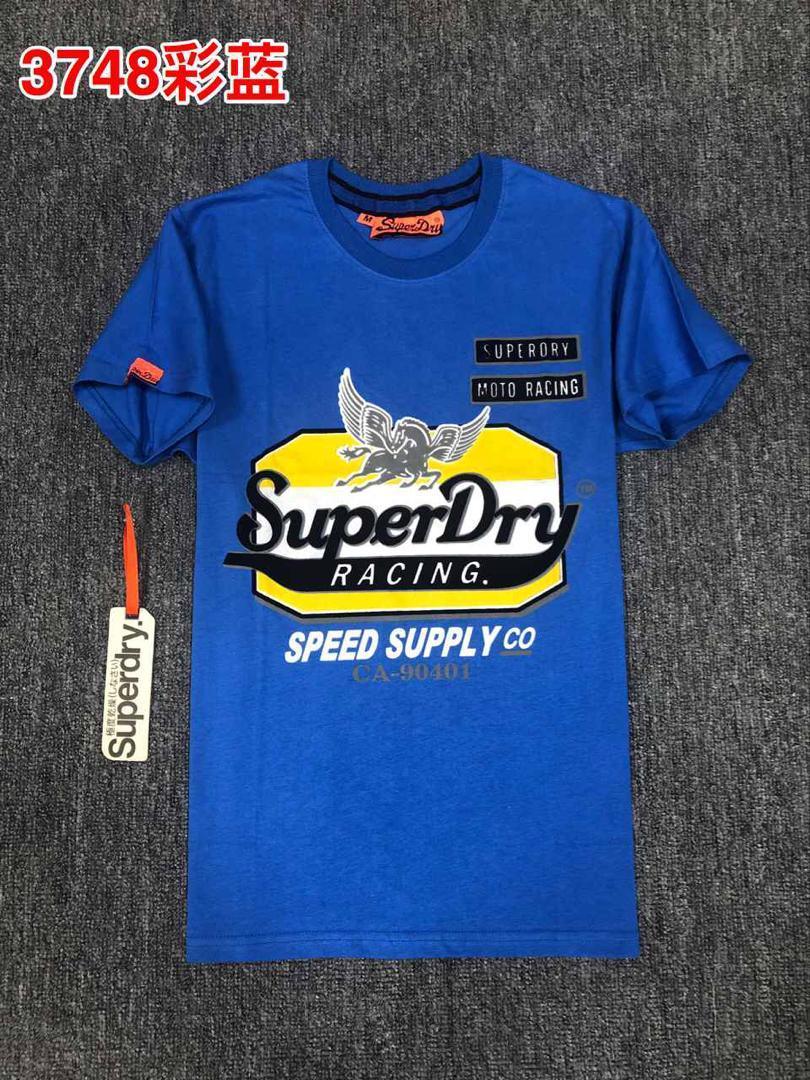 Superdry Classic Racing Speed Blue T Shirt - Obeezi