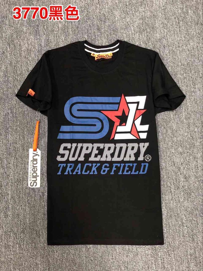Superdry Classic Track and FieldBlack T Shirt - Obeezi