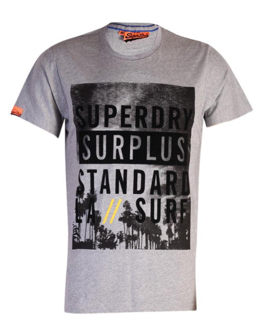 SUPERDRY Graphic Regular Ash Fit Round Neck T-Shirt - Obeezi