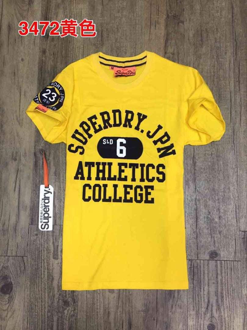 Superdry JPN Athletics College logo t-shirt-yellow - Obeezi