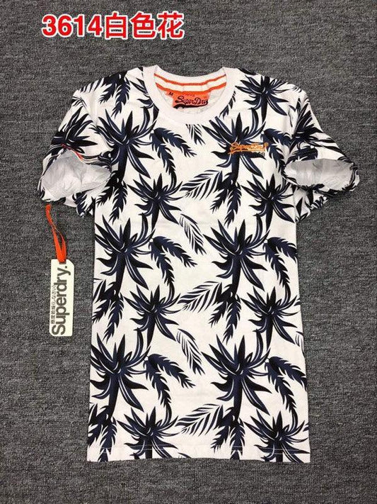 Superdry Men Palm Print Tee-shirt White - Obeezi