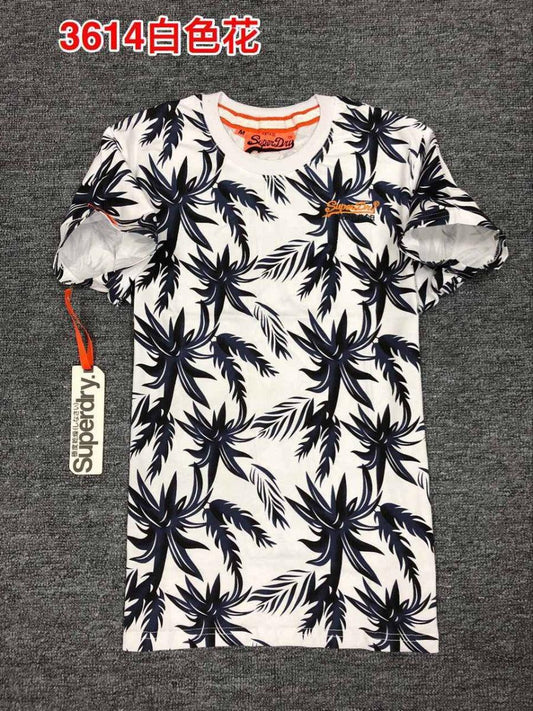 Superdry Parrot Palm Trees Tshirt White - Obeezi