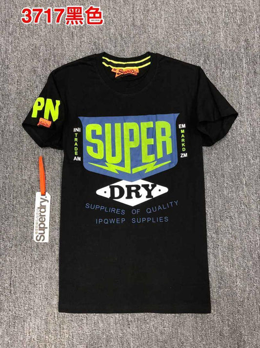 Superdry qualities power supplies Black T shirt - Obeezi