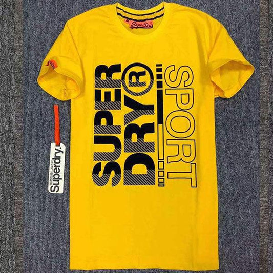 Superdry Sport Ultra T-Shirt Yellow - Obeezi