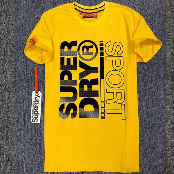 Superdry Sport Ultra T-Shirt Yellow - Obeezi