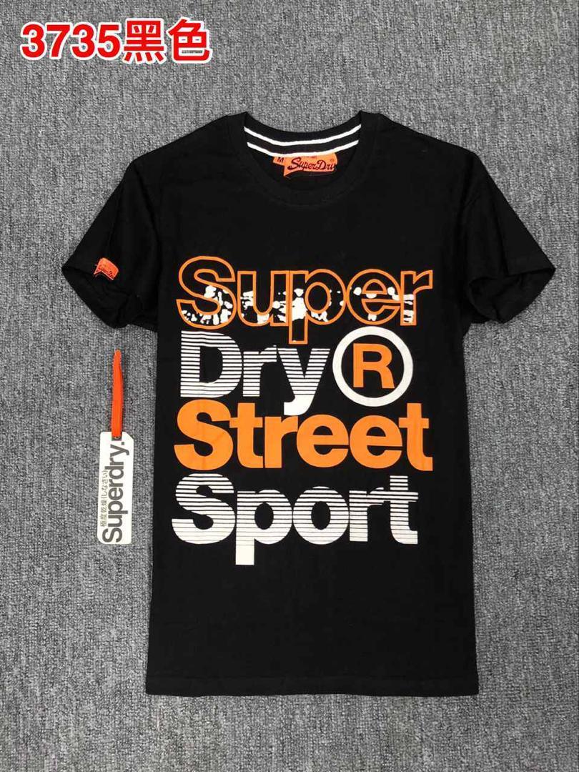 Superdry Street Sport Crested Black T shirt - Obeezi