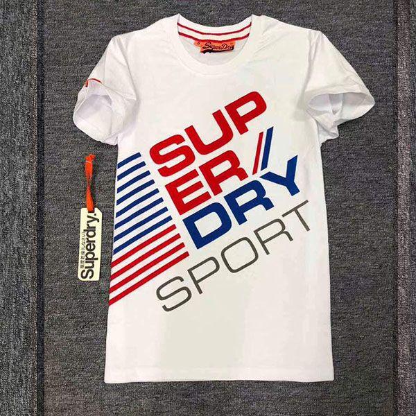 SuperDry Unique Mens T-Shirt White - Obeezi