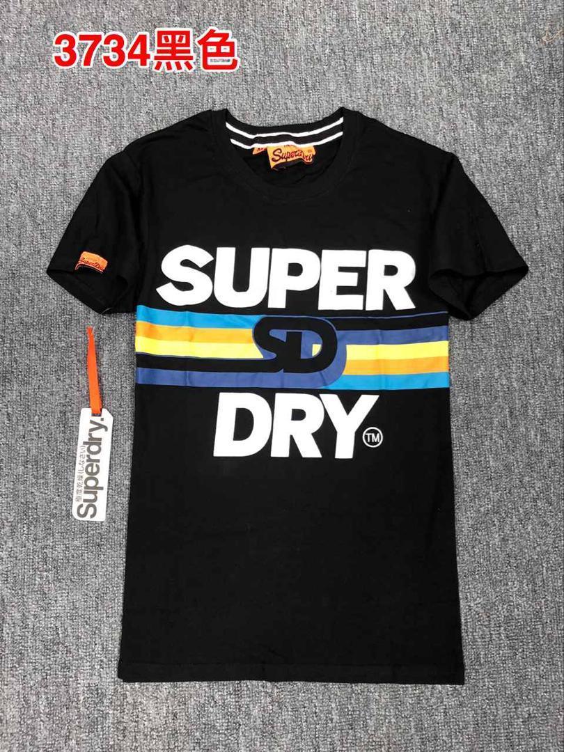 Superdry Wear Fitted Black Mixture T shirt - Obeezi