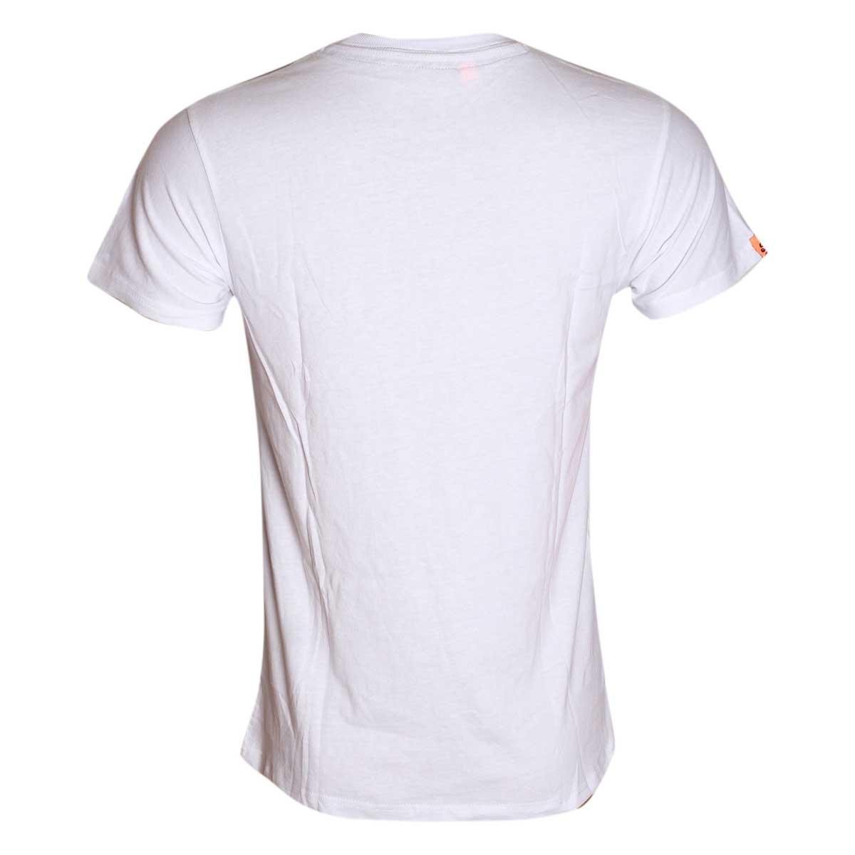 Superdry White Graphic Regular Fit Round Neck T-Shirt - Obeezi