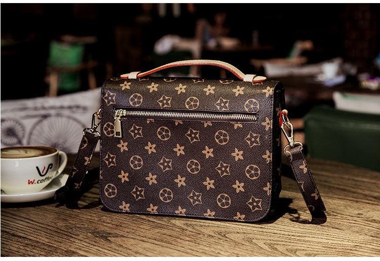 Supreme Classical Women Cross Body Leather Tote Bag Brown - Obeezi.com