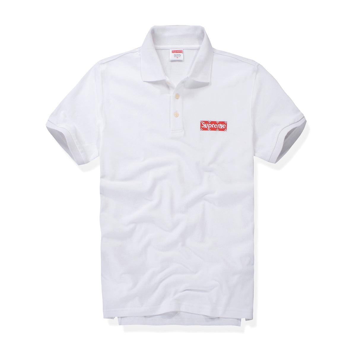 Supreme Custom Fit Inscripted Logo with Dots- White - Obeezi