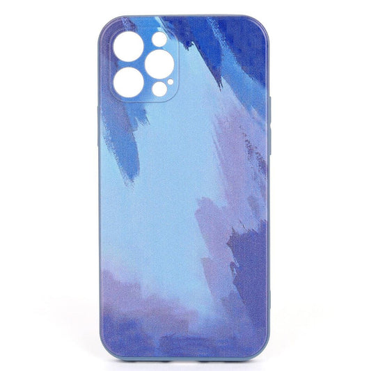 Surf Abstract Wave Canvas Paint Designed iPhone Case-Purple - Obeezi.com