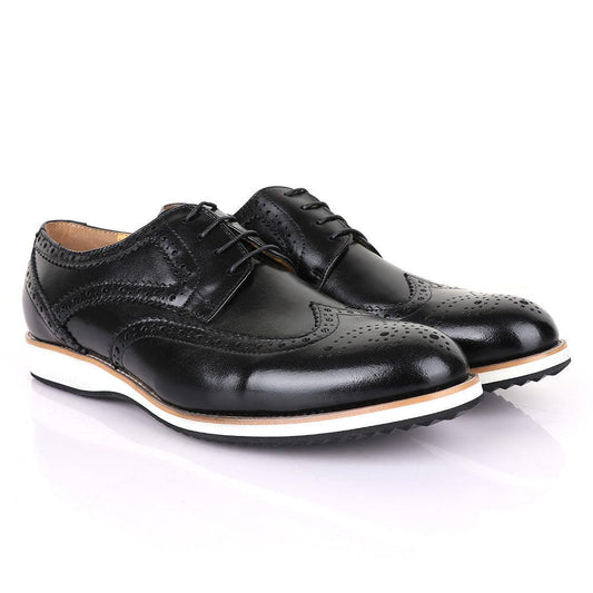 Terry Taylors Classic Oxford Black Leather shoe - Obeezi