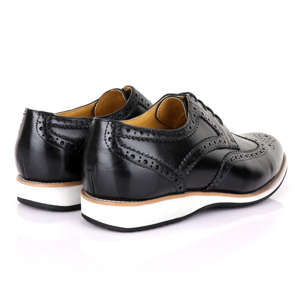 Terry Taylors Classic Oxford Black Leather shoe - Obeezi