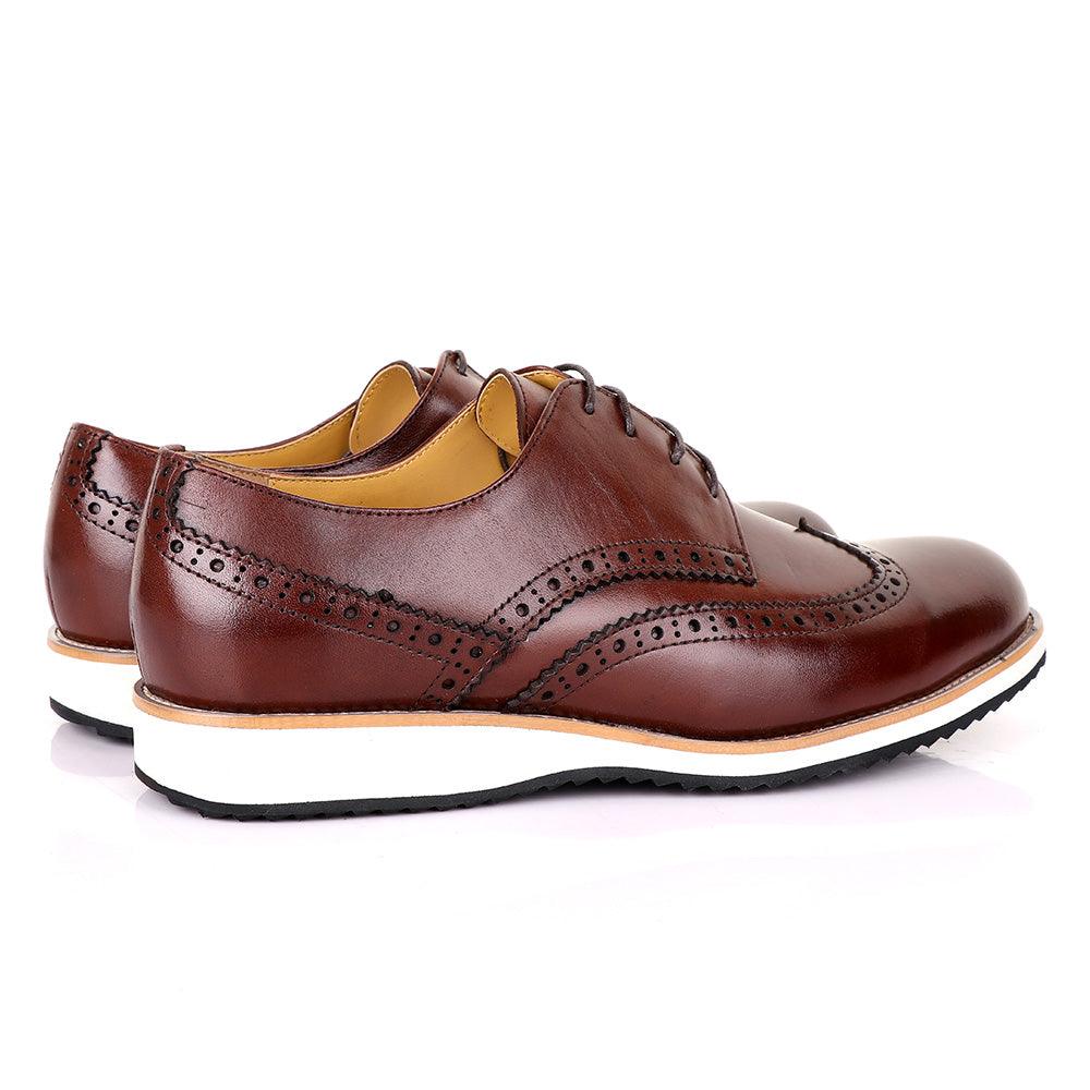 Terry Taylors Classic Oxford Brown Leather shoe - Obeezi