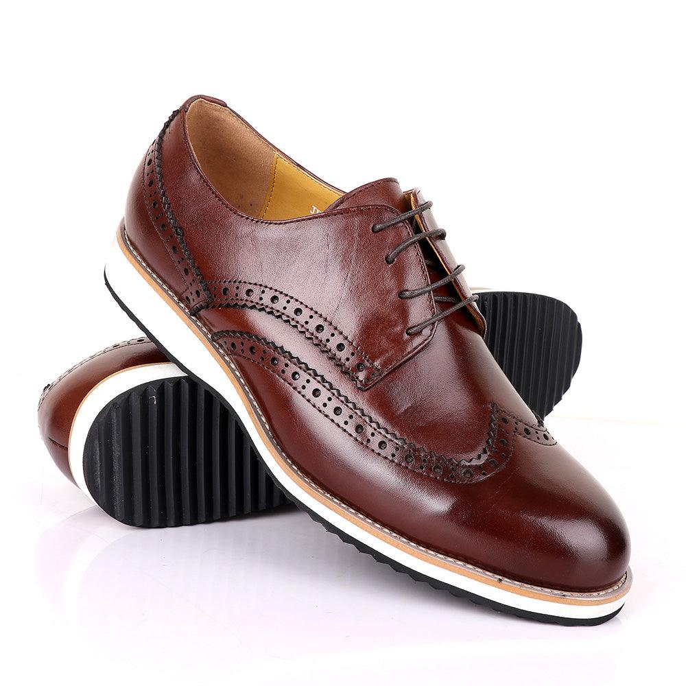 Terry Taylors Classic Oxford Brown Leather shoe - Obeezi