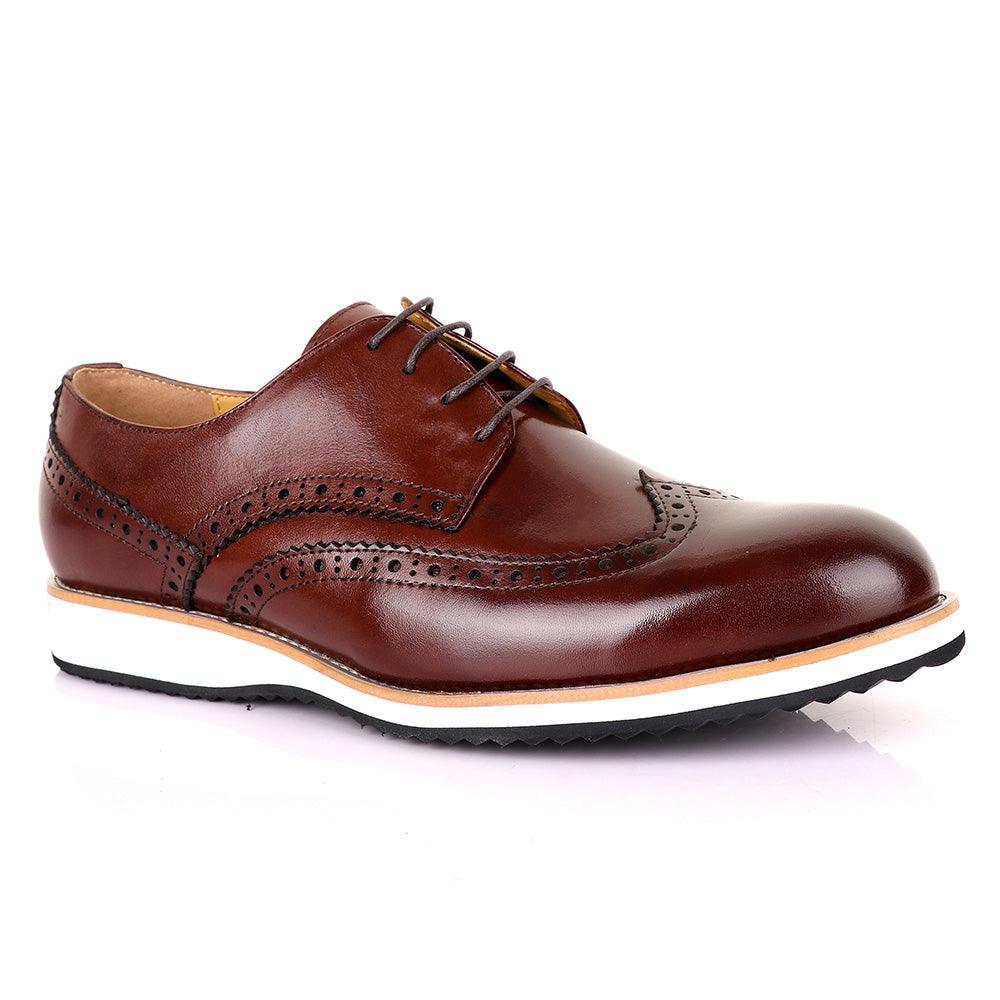 Terry Taylors Classic Oxford Brown Leather shoe - Obeezi