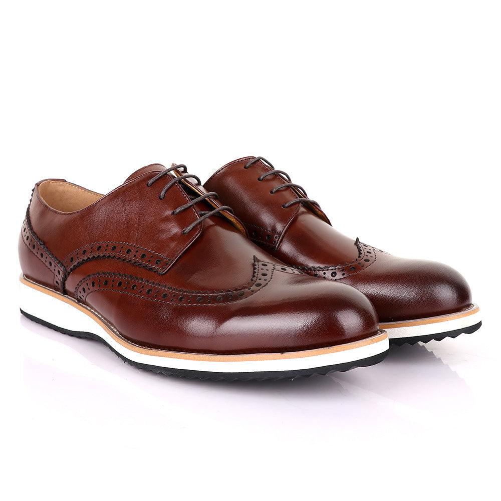 Terry Taylors Classic Oxford Brown Leather shoe - Obeezi