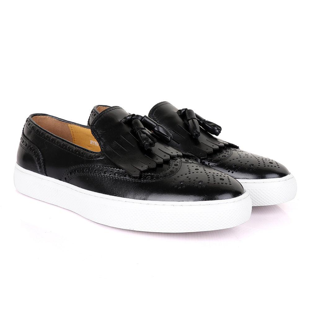 Terry Taylors Exotics Lashes Tassel Sneakers Shoe - Obeezi