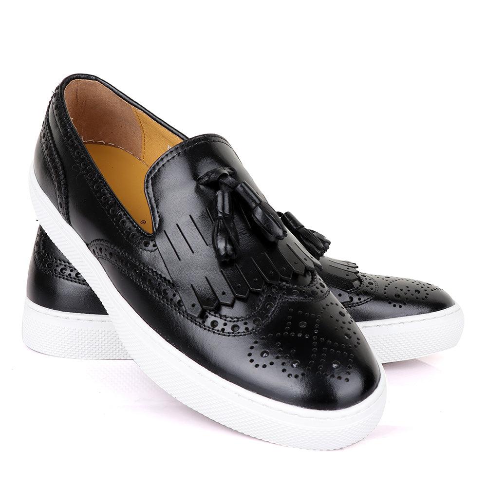 Terry Taylors Exotics Lashes Tassel Sneakers Shoe - Obeezi