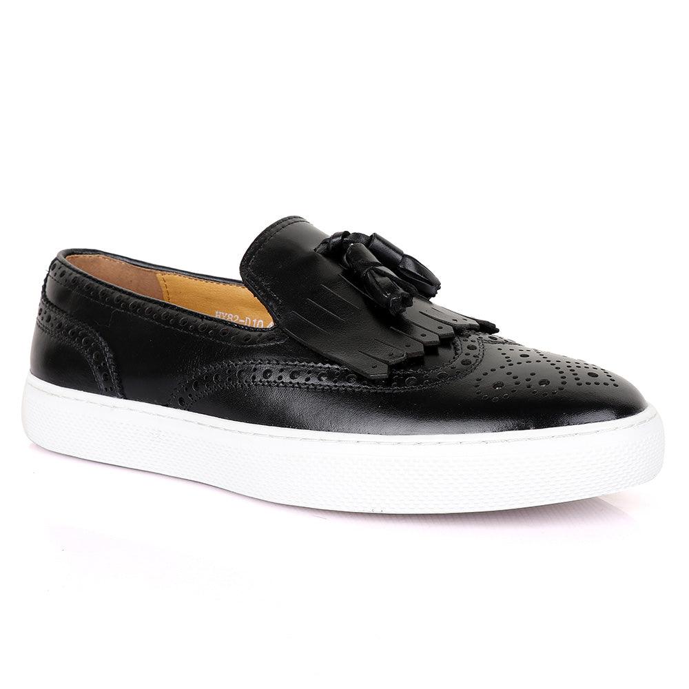 Terry Taylors Exotics Lashes Tassel Sneakers Shoe - Obeezi