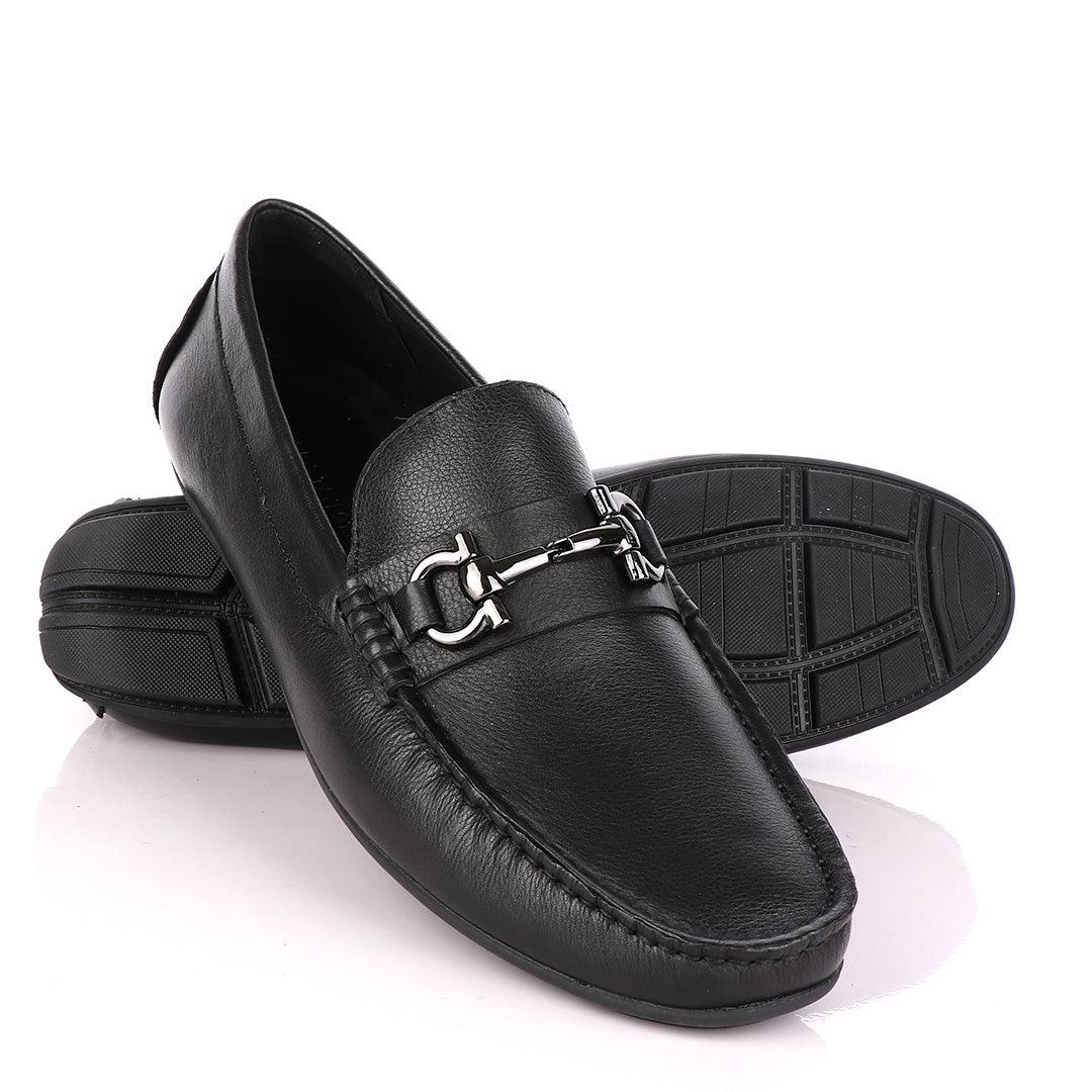Terry Taylors Fine Leather Black Drivers - Obeezi