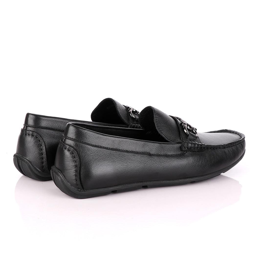 Terry Taylors Fine Leather Black Drivers - Obeezi