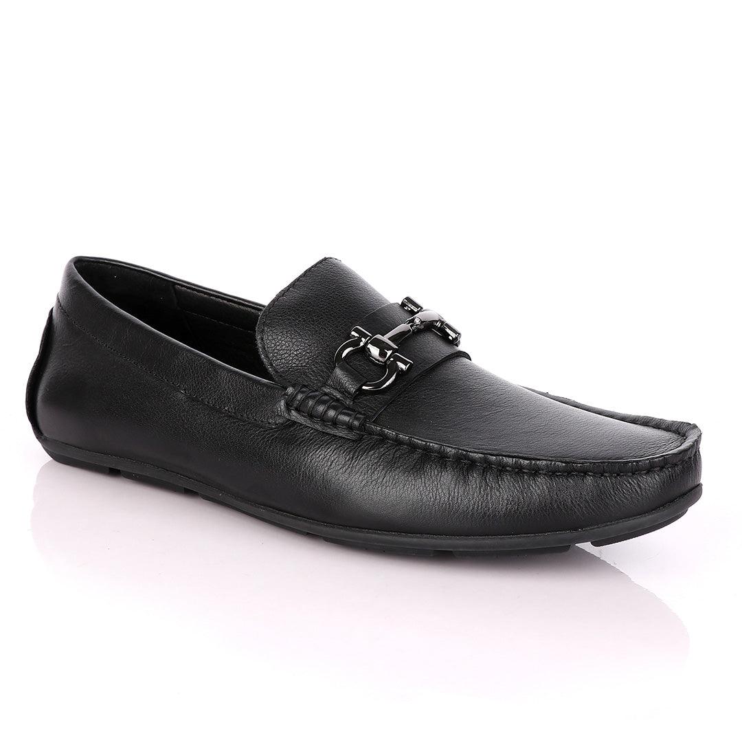 Terry Taylors Fine Leather Black Drivers - Obeezi
