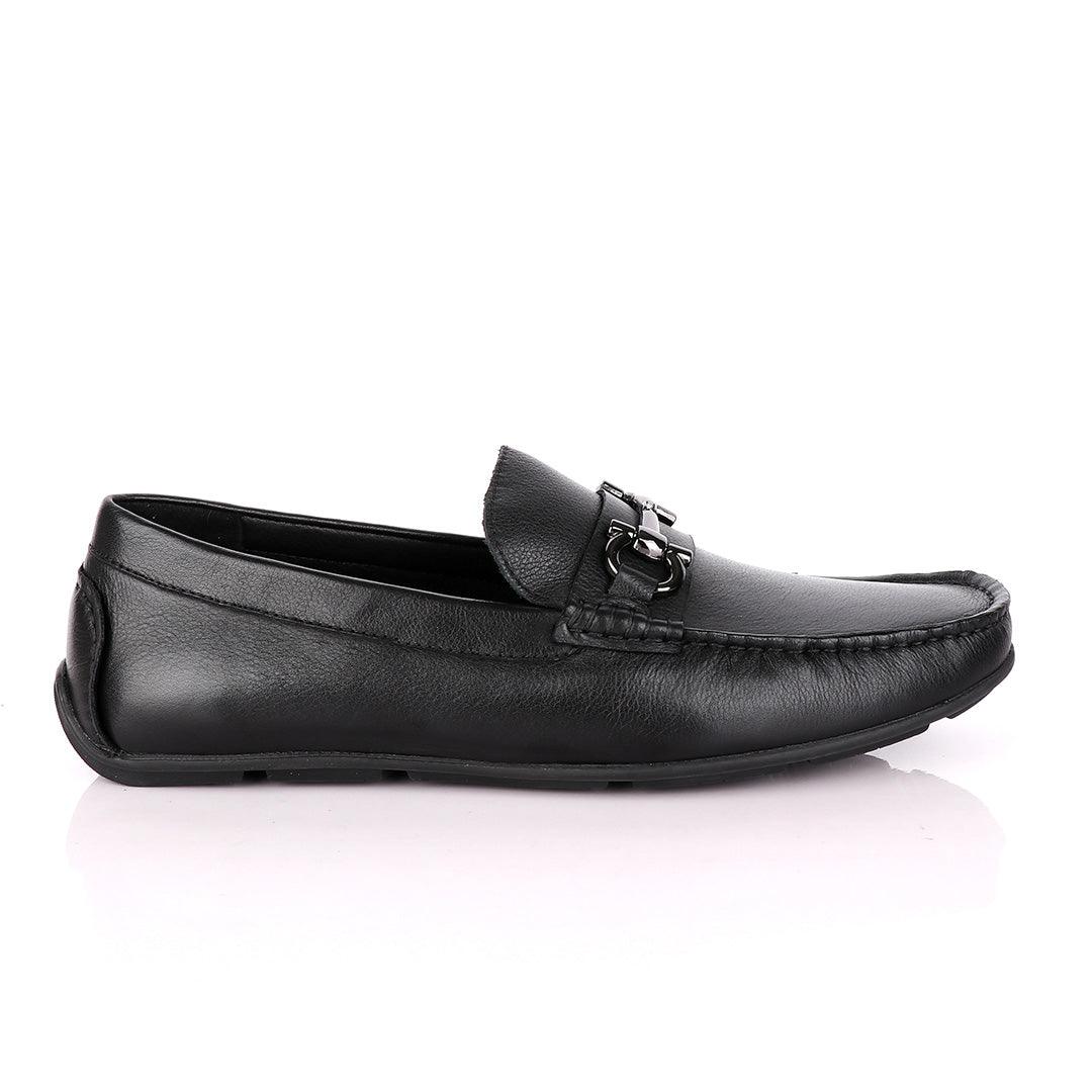 Terry Taylors Fine Leather Black Drivers - Obeezi