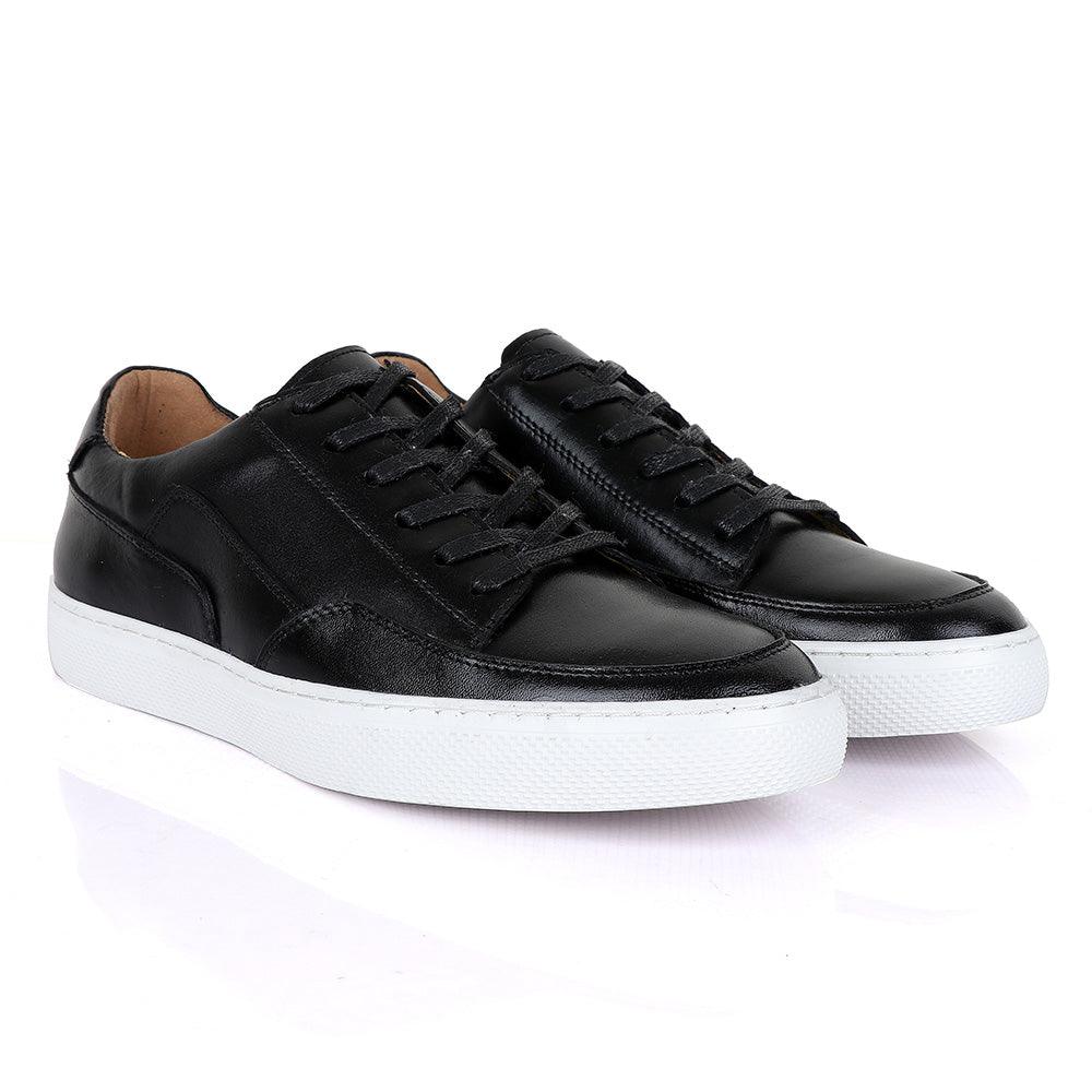 Terry Taylors Men's Corporate Low Sneaker-Black - Obeezi
