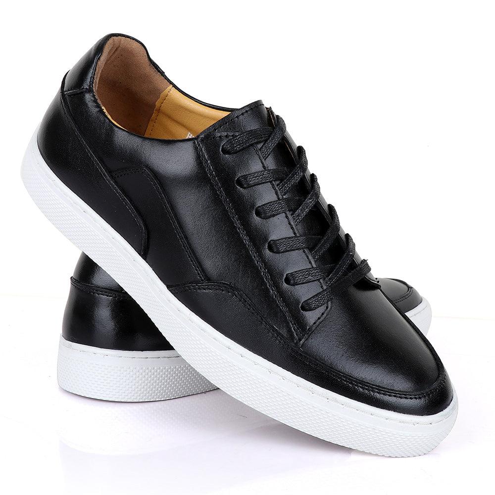 Terry Taylors Men's Corporate Low Sneaker-Black - Obeezi