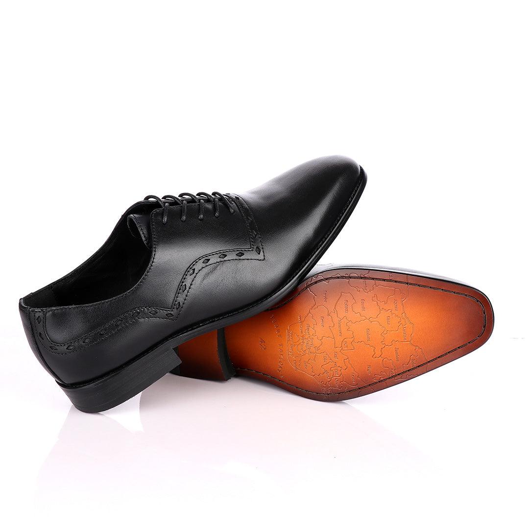Terry Taylors Oxford Black Lace up Shoe - Obeezi