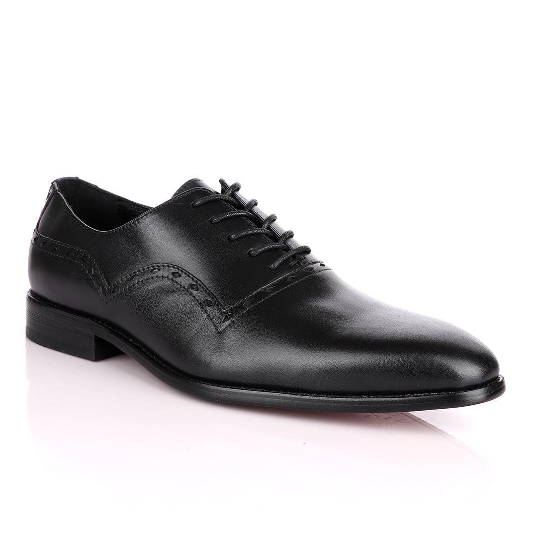 Terry Taylors Oxford Black Lace up Shoe - Obeezi