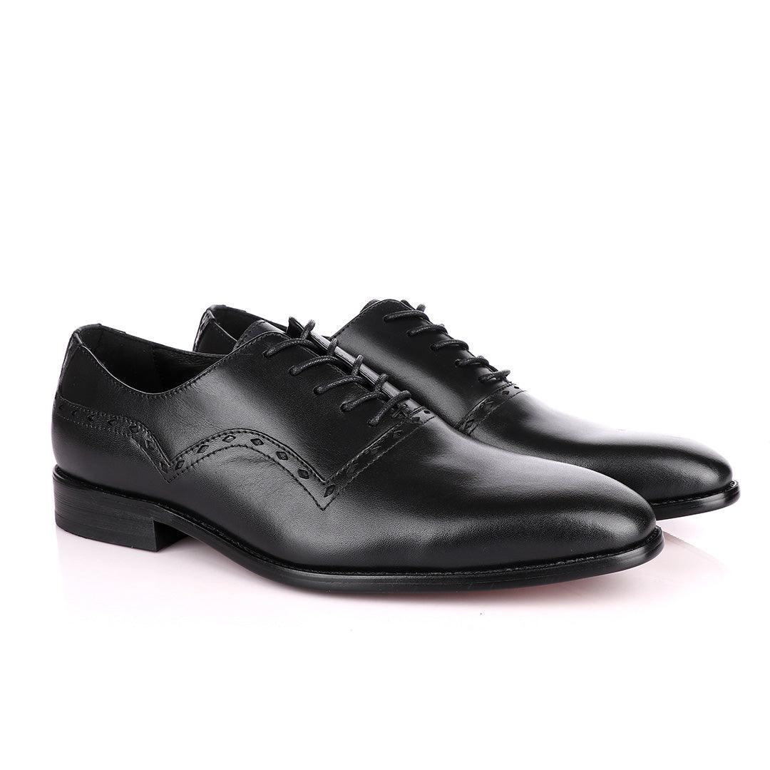 Terry Taylors Oxford Black Lace up Shoe - Obeezi