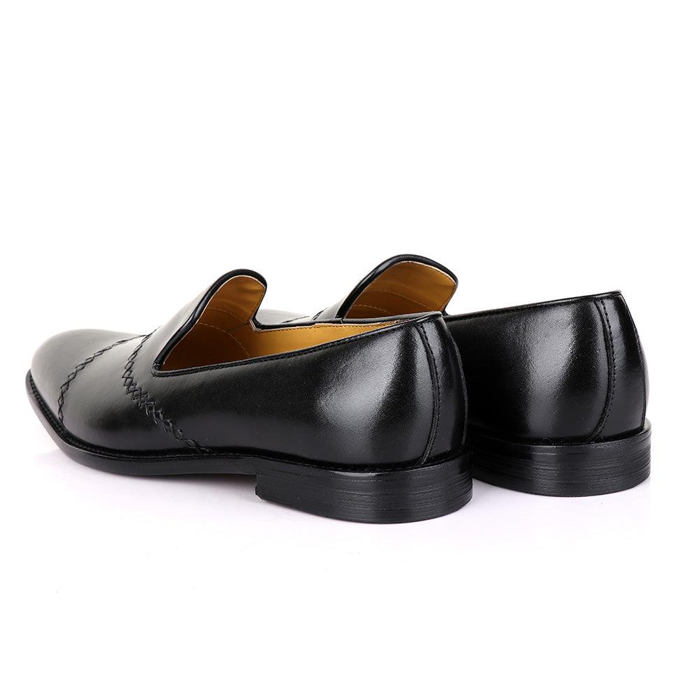 Terry Taylors Treading Black Leather Shoe - Obeezi