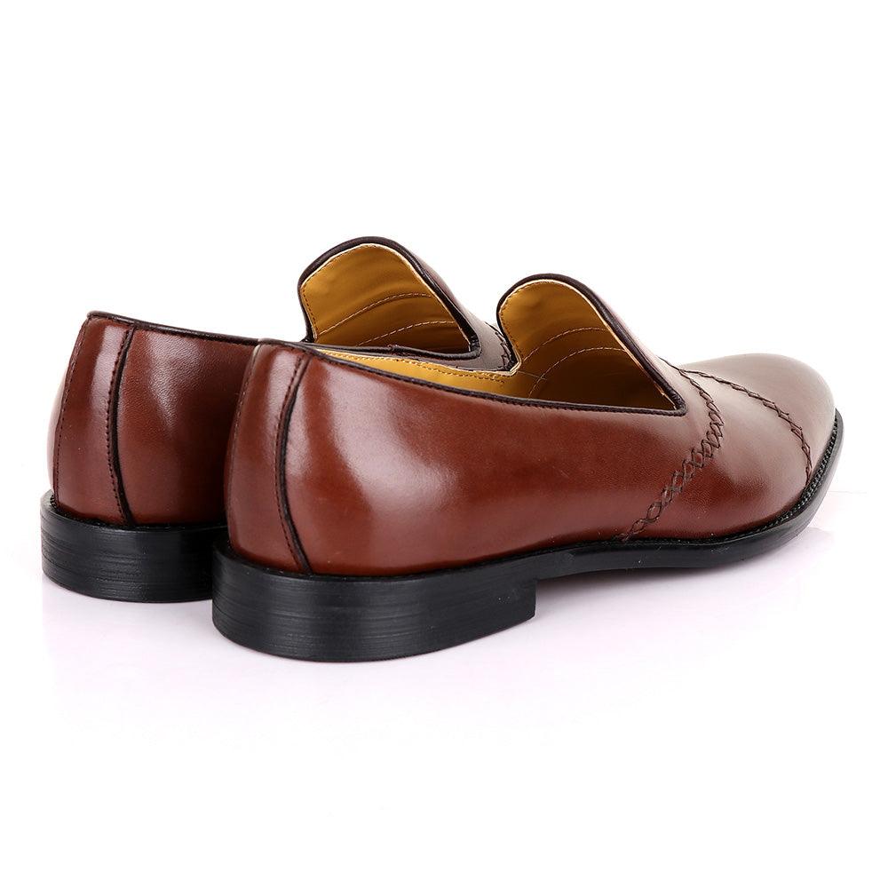 Terry Taylors Treading Brown Leather Shoe - Obeezi