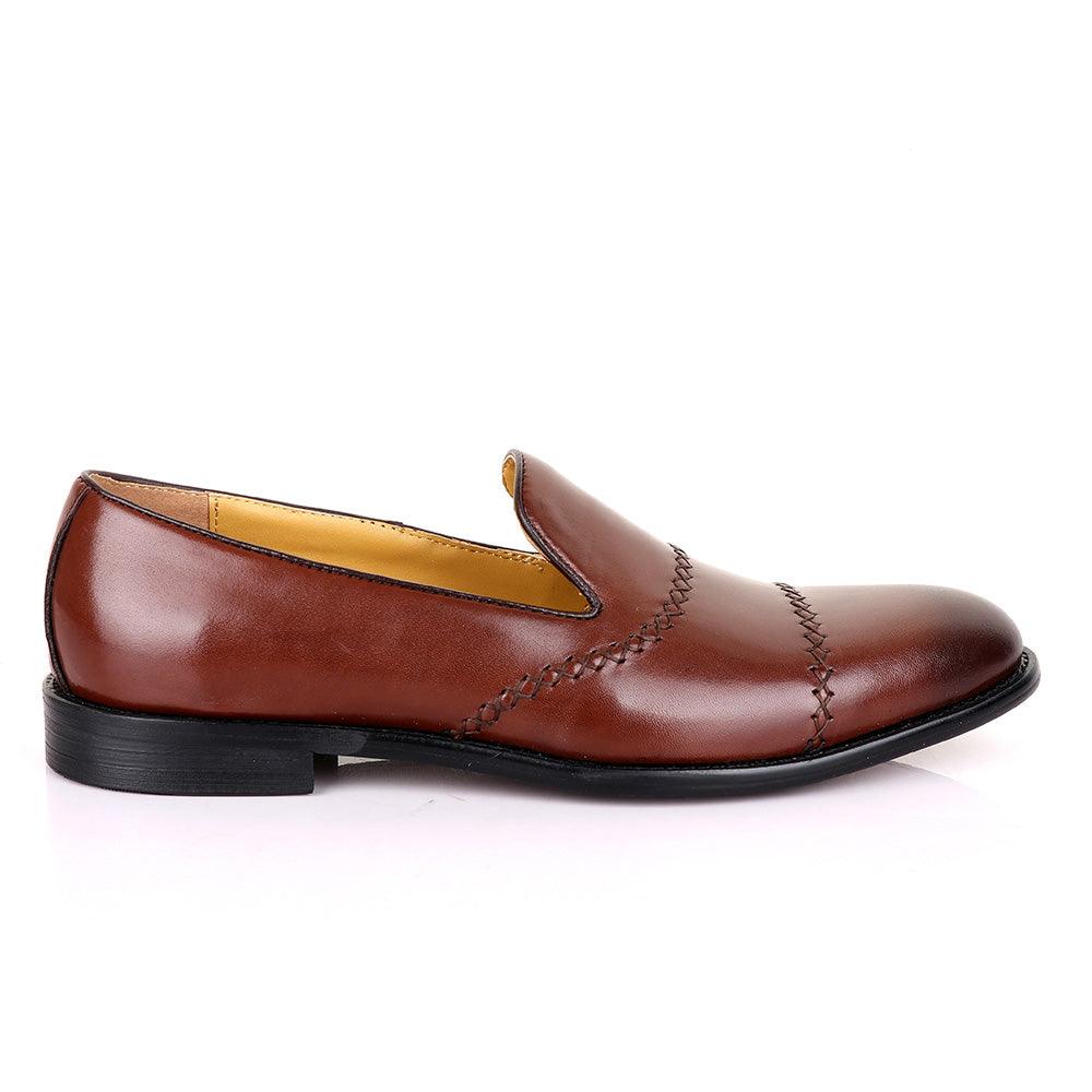 Terry Taylors Treading Brown Leather Shoe - Obeezi