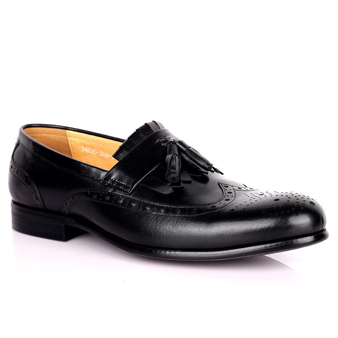 Tford Formal Comfort Black Men's Fringe Shoes - Obeezi.com