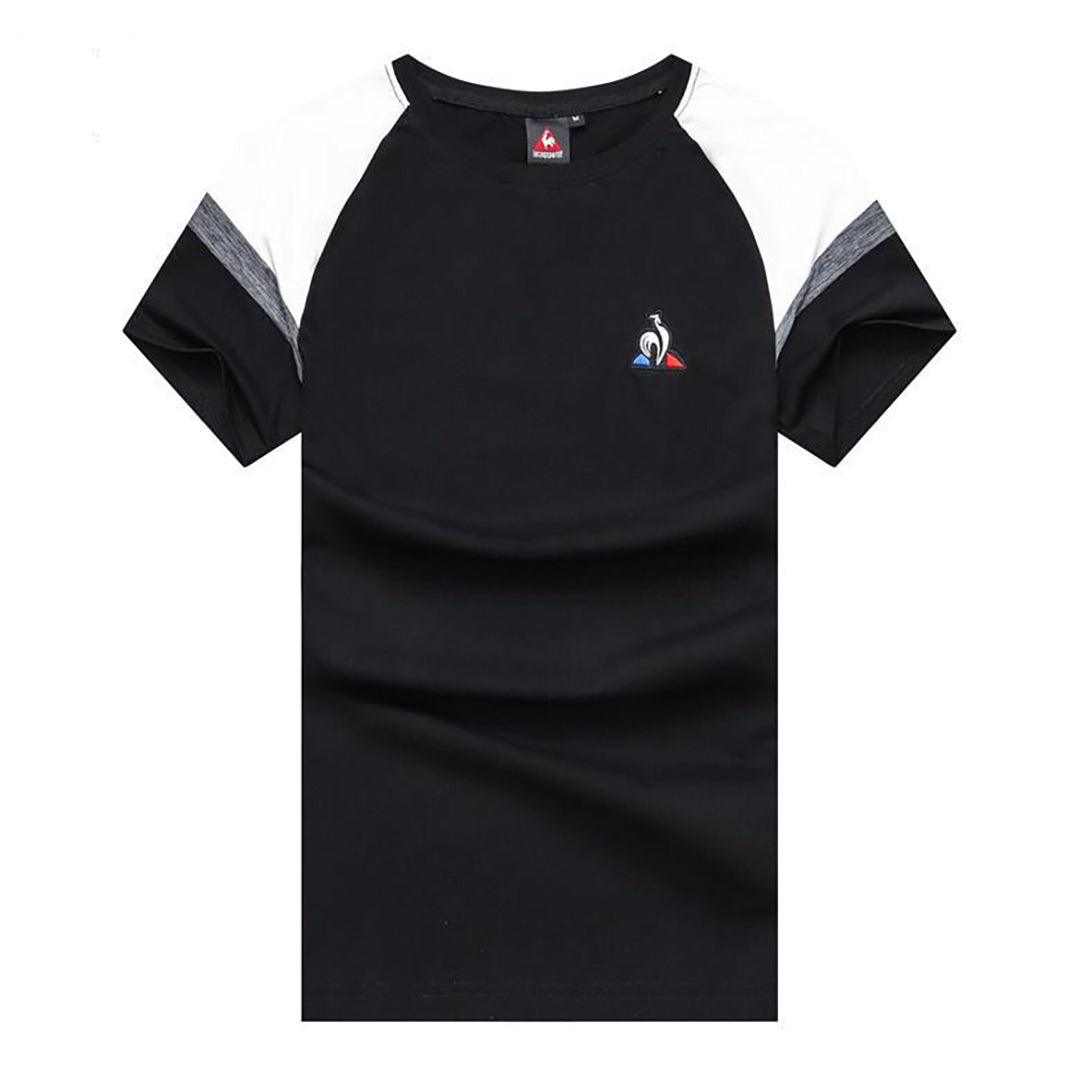 The Brave LCS Lightweight Black Round Neck With exquisite Coloured Design - Obeezi.com