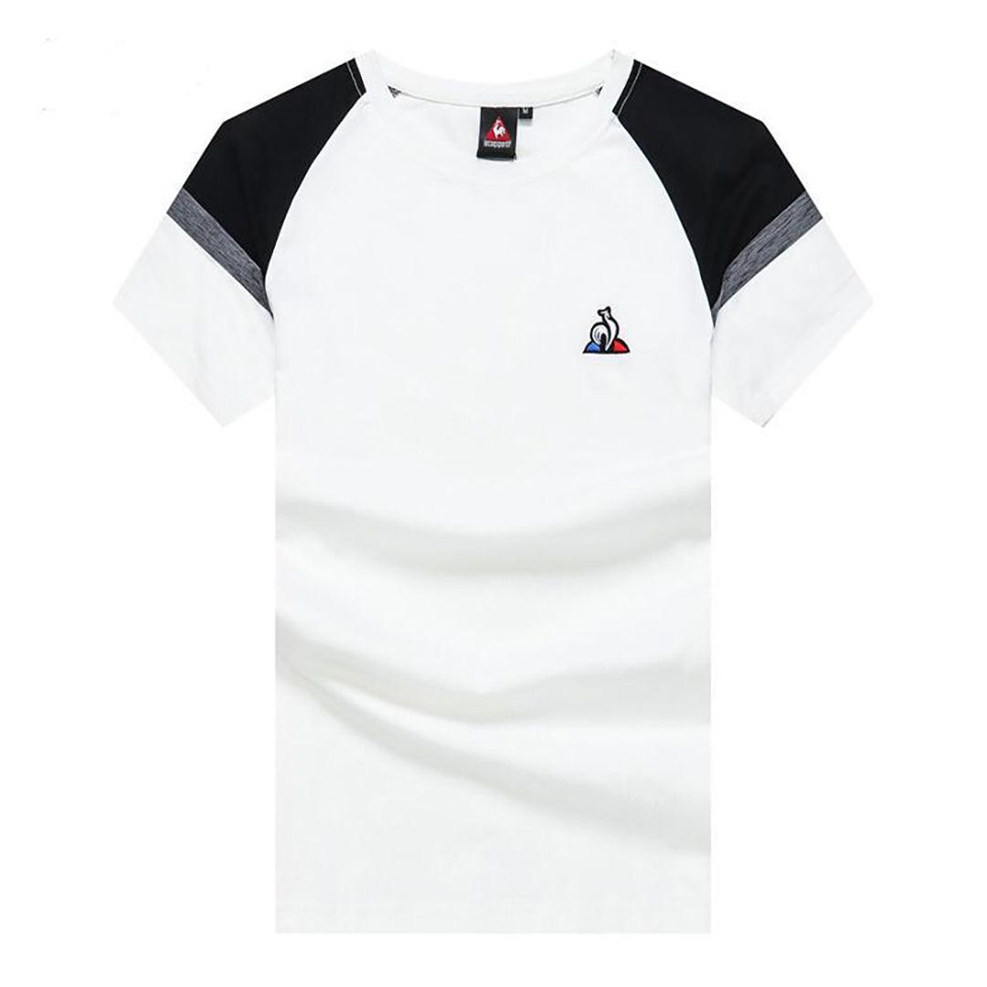 The Brave LCS Lightweight White Round Neck With exquisite Black Design - Obeezi.com